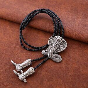 Silver Western Bolo Tie